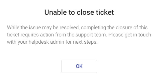 Allowing contacts to close tickets