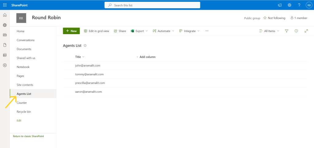 creating-agent-list-in-sharepoint-desk365