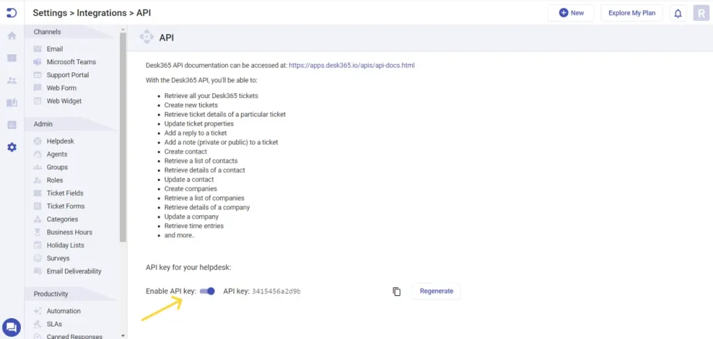 obtaining-api-key-from-desk365-agent-portal