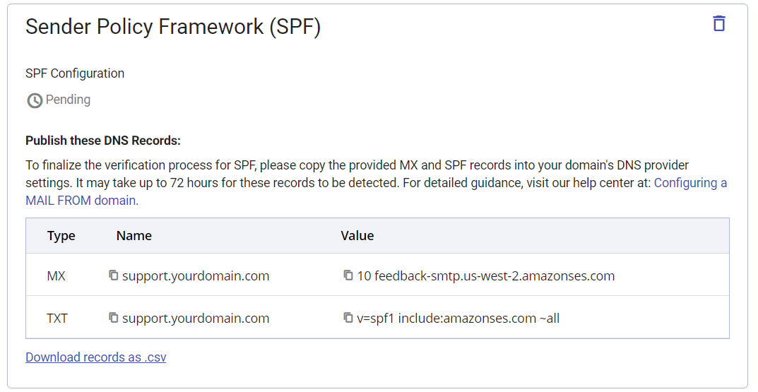 Email Domain Verification using SPF Desk365