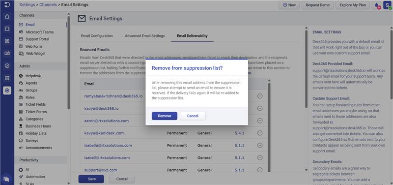 email deliverability