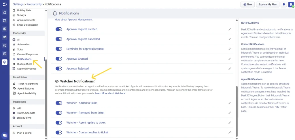 list-of-watcher-notifications-desk365