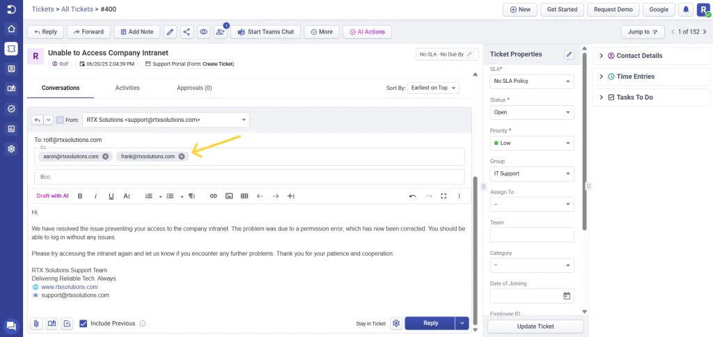 adding-cc-recipients-to-a-support-ticket-desk365