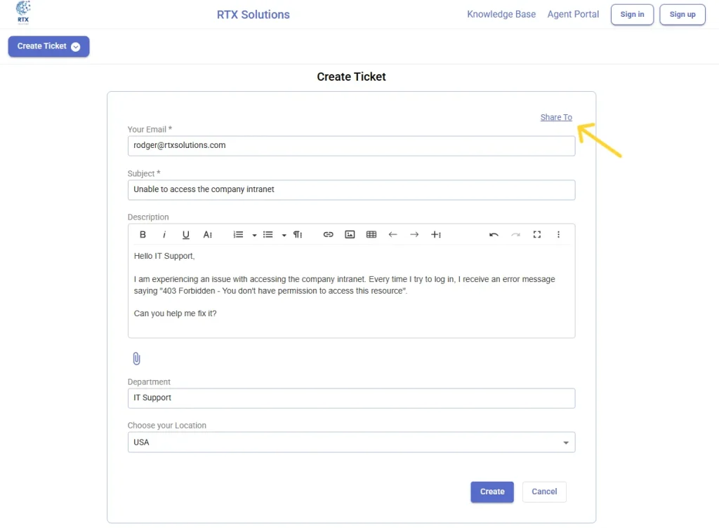 share-ticket-from-support-portal-when-signed-out-desk365