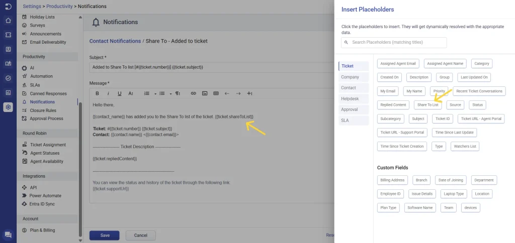 share-to-list-placeholder-desk365-helpdesk