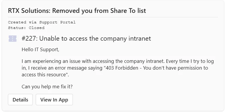share-to-notification-removed-from-share-to-list-desk365