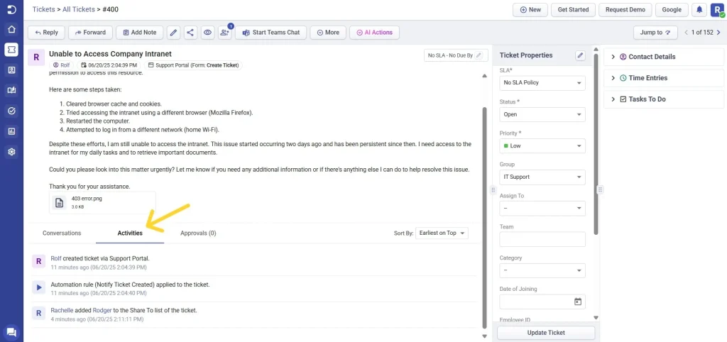shared-to-activities-overview-in-agent-portal-desk365