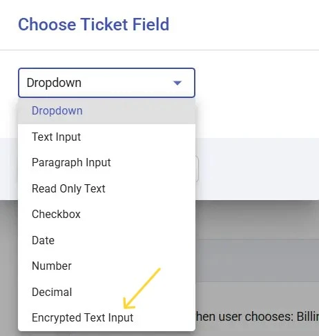 choose-encrypted-text-input-field