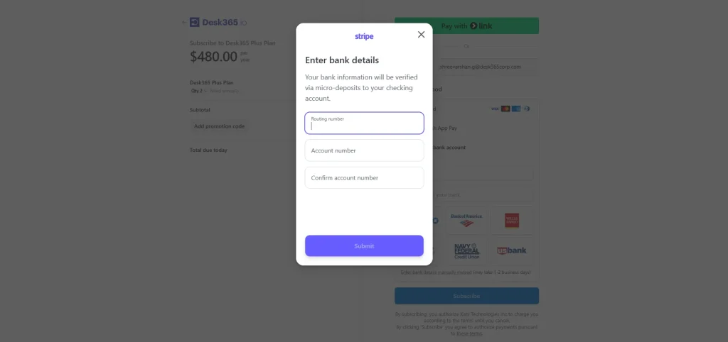 entering-bank-details-for-ach-payment-desk365