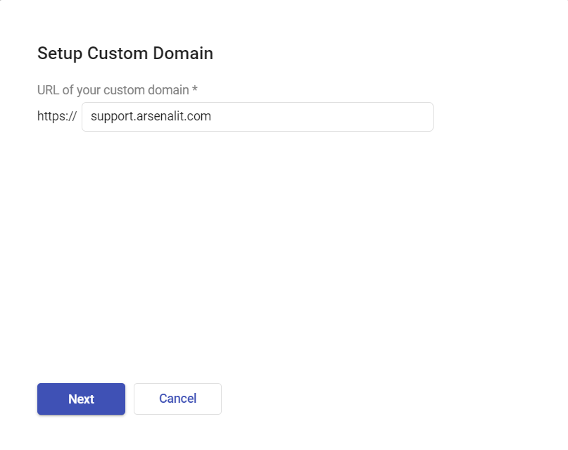 entering-the-url-for-custom-domain-desk365