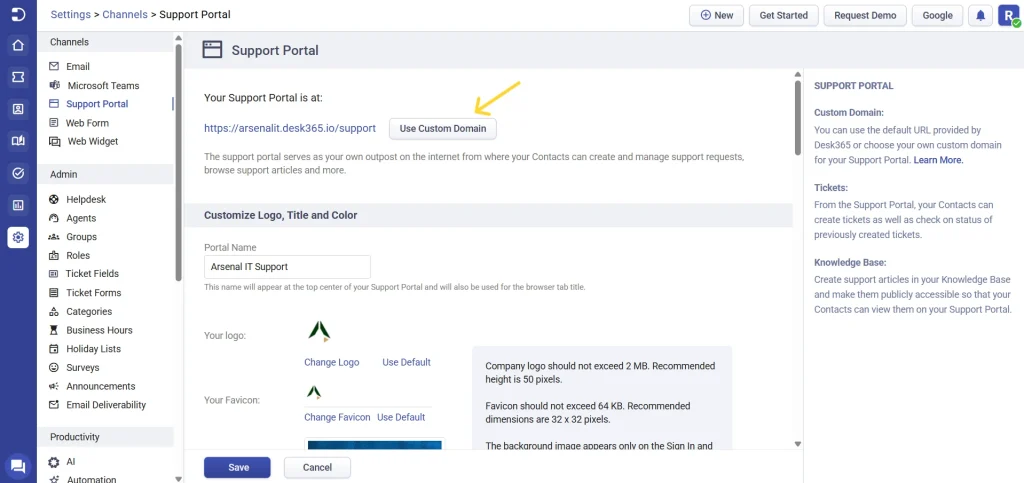 setting-up-custom-domain-helpdesk-ticketing-system