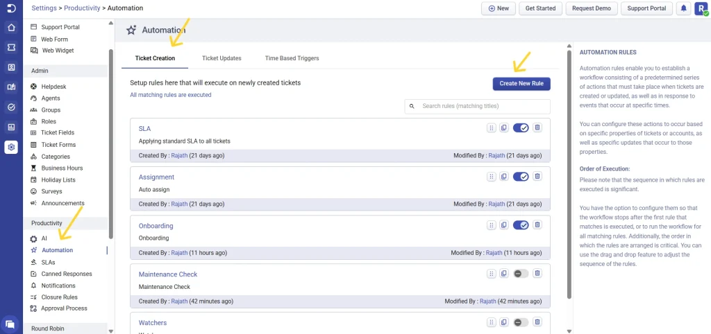 create-new-automation-rule-desk365