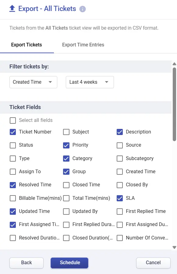 selecting-filters-for-export