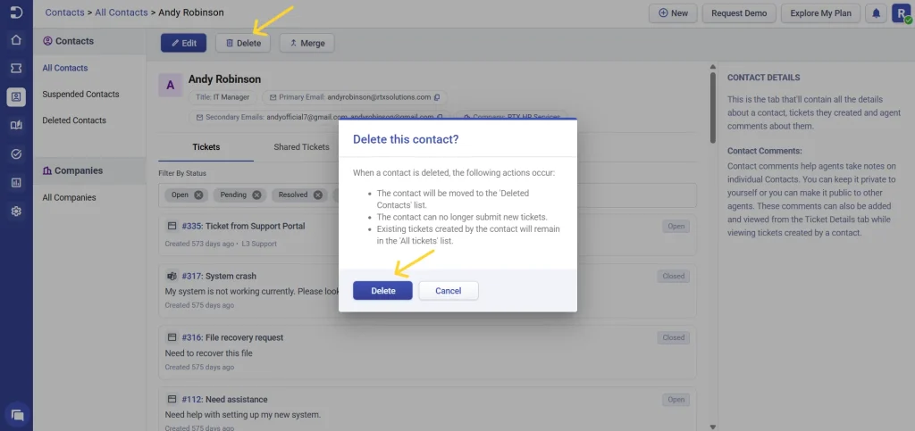 deleting-a-contact-desk365-helpdesk