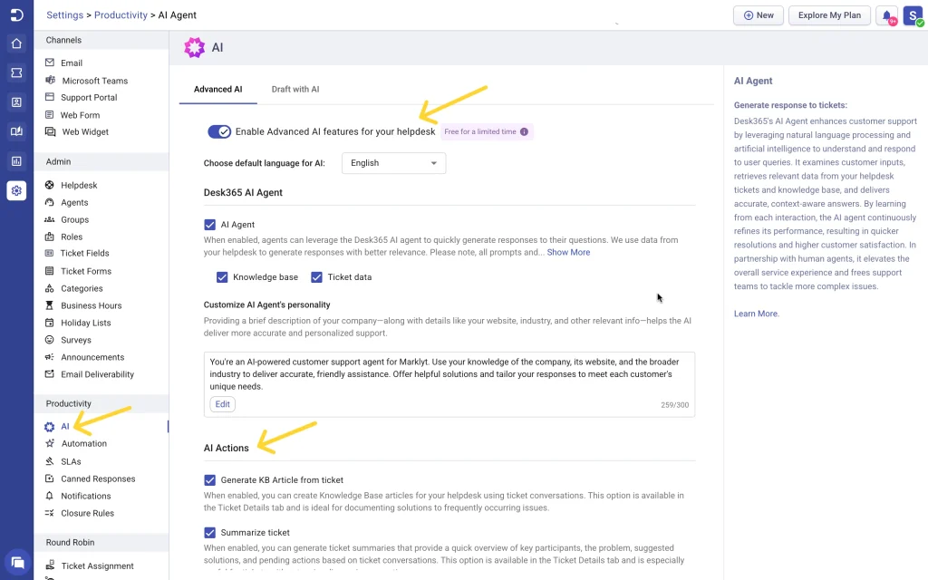 enabling-ai-actions-in-desk365-helpdesk