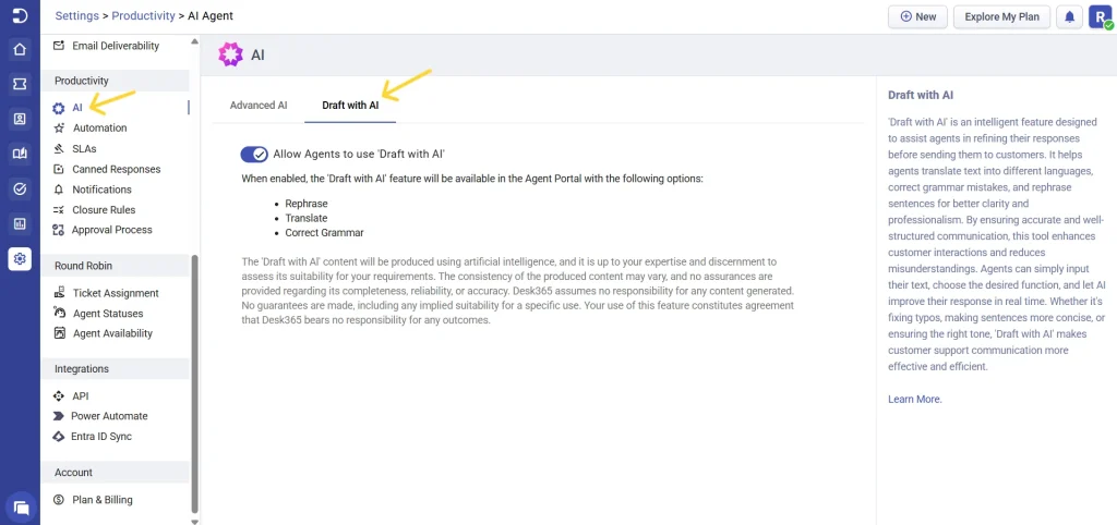 enabling-draft-with-ai-in-desk365