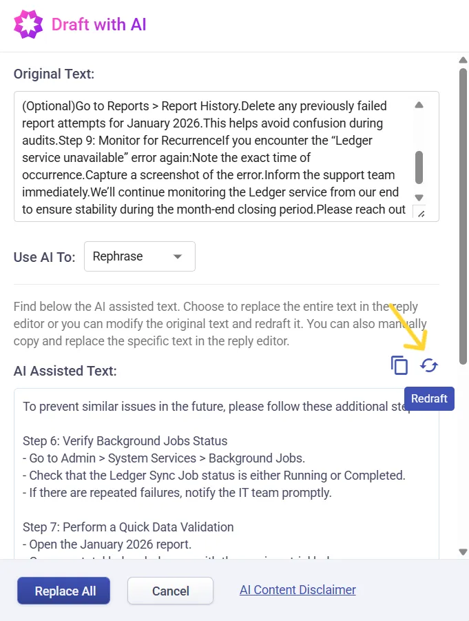 redraft-ai-suggested-response
