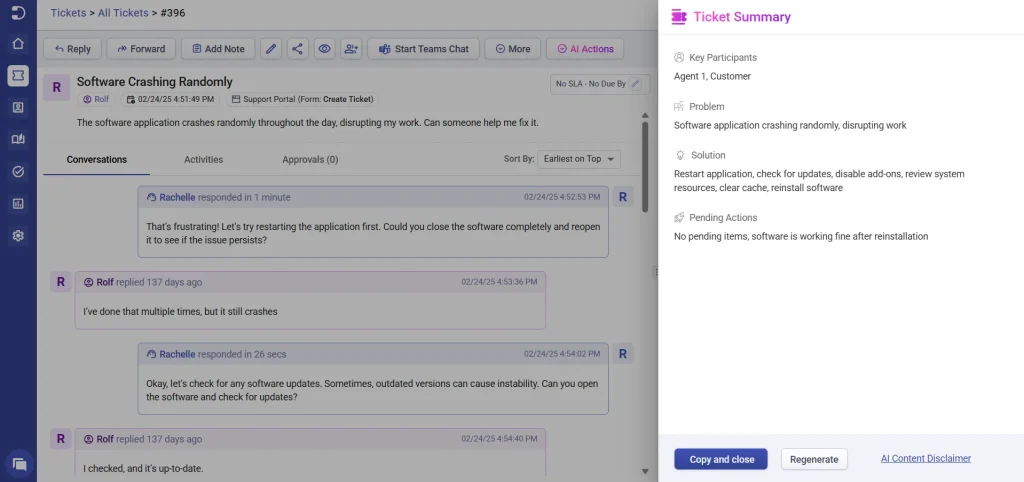 support-ticket-summarized-desk365