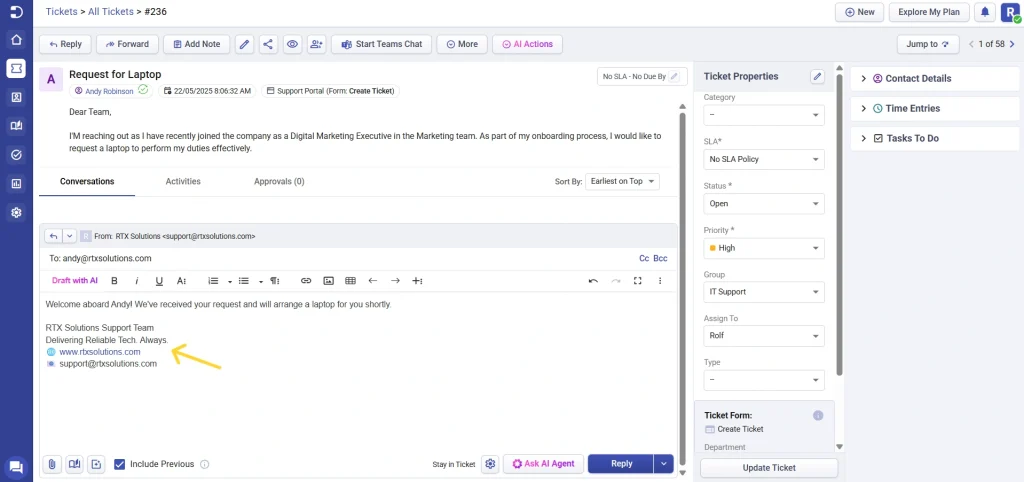 brand-signature-in-desk365-helpdesk-ticketing-software