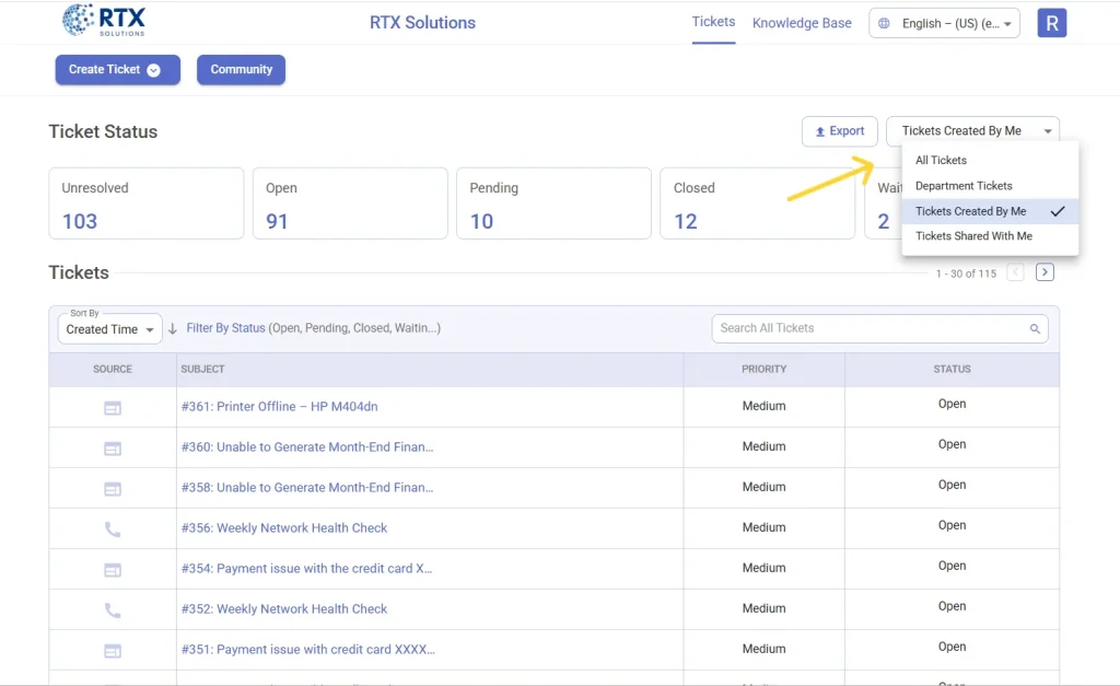 export-tickets-from-support-portal-desk365