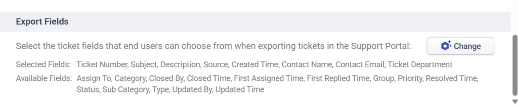 managing-export-fields-to-display-in-support-portal