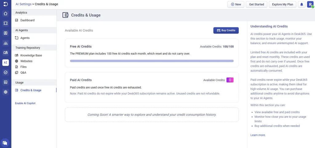 ai-agent-credits-and-usage