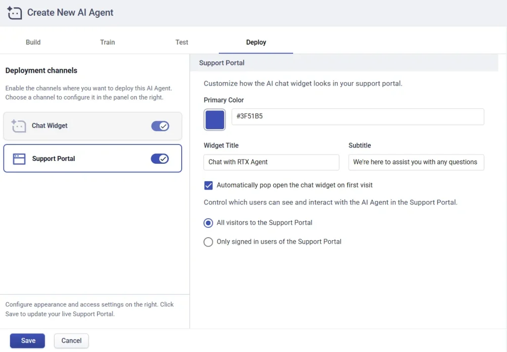 deploy-ai-agent-support-portal-desk365