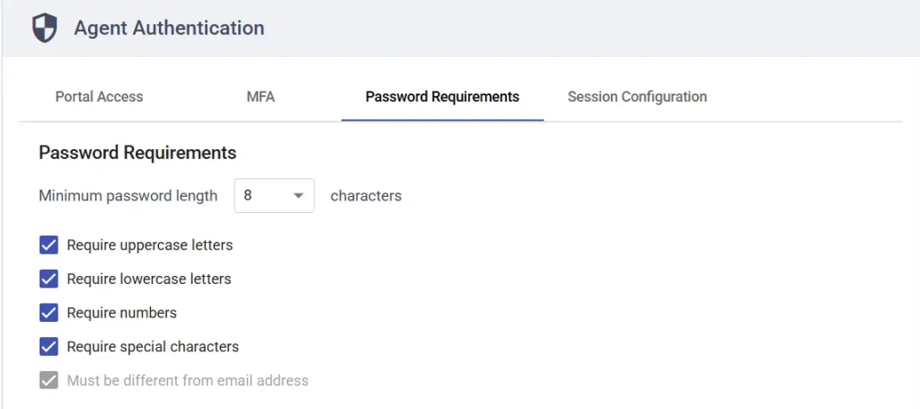 password-policy-setup-agent-portal