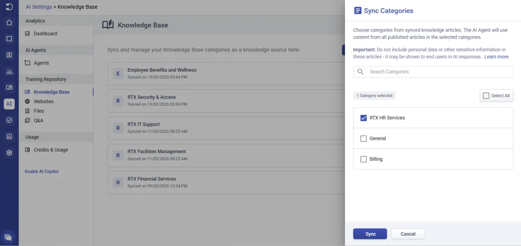 sync-categories-ai-agent-desk365