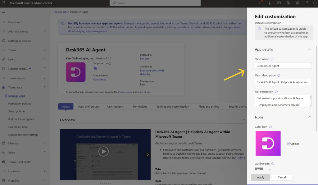 customizing-desk365-ai-agent