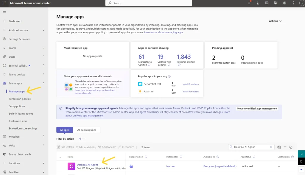 locating-desk365-teams-ai-agent-in-microsoft-teams-admin-center