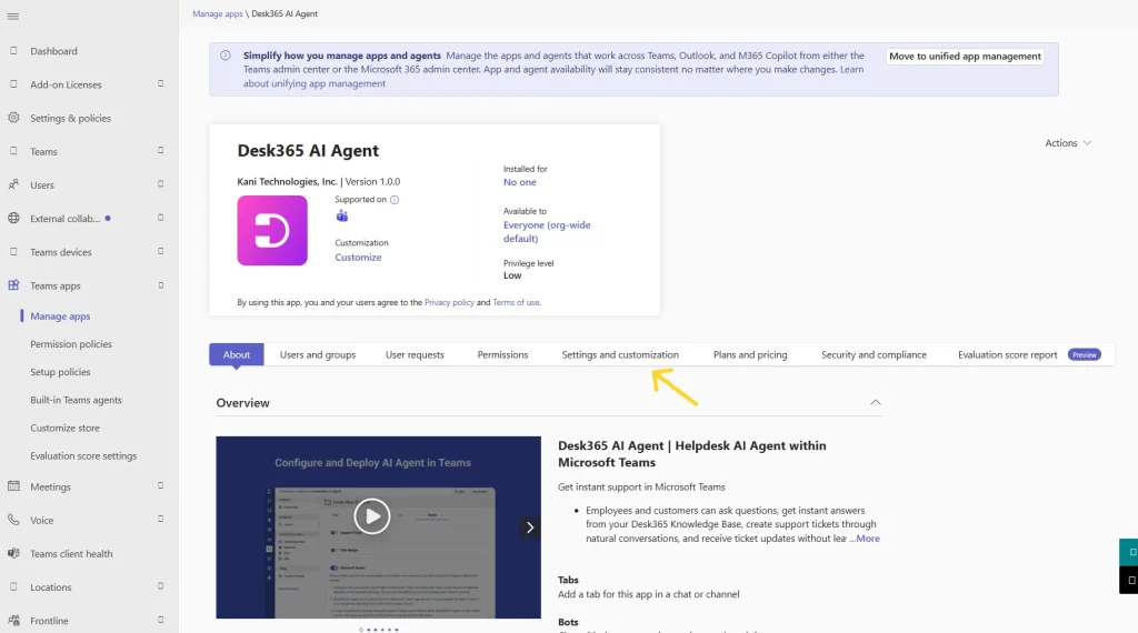 settings-and-customization-option-for-the-microsoft-teams-ai-agent